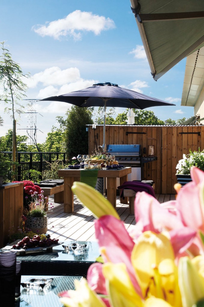 Terrasse aménagée