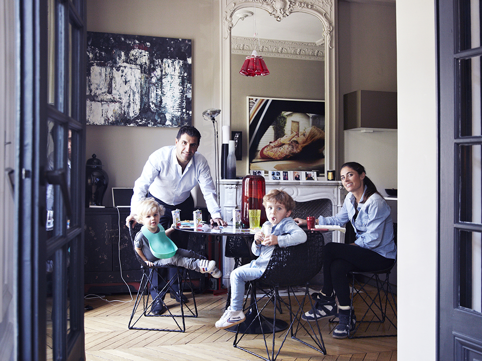 Un intérieur parisien so chic frenchy fancy Désign cheminée Haussmanien
