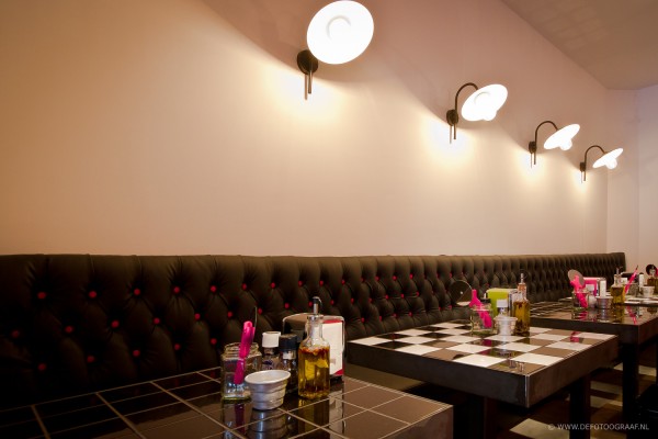 Pink flamingo, un restaurant très déco ! frenchy fancy Désign Banquette Cafe