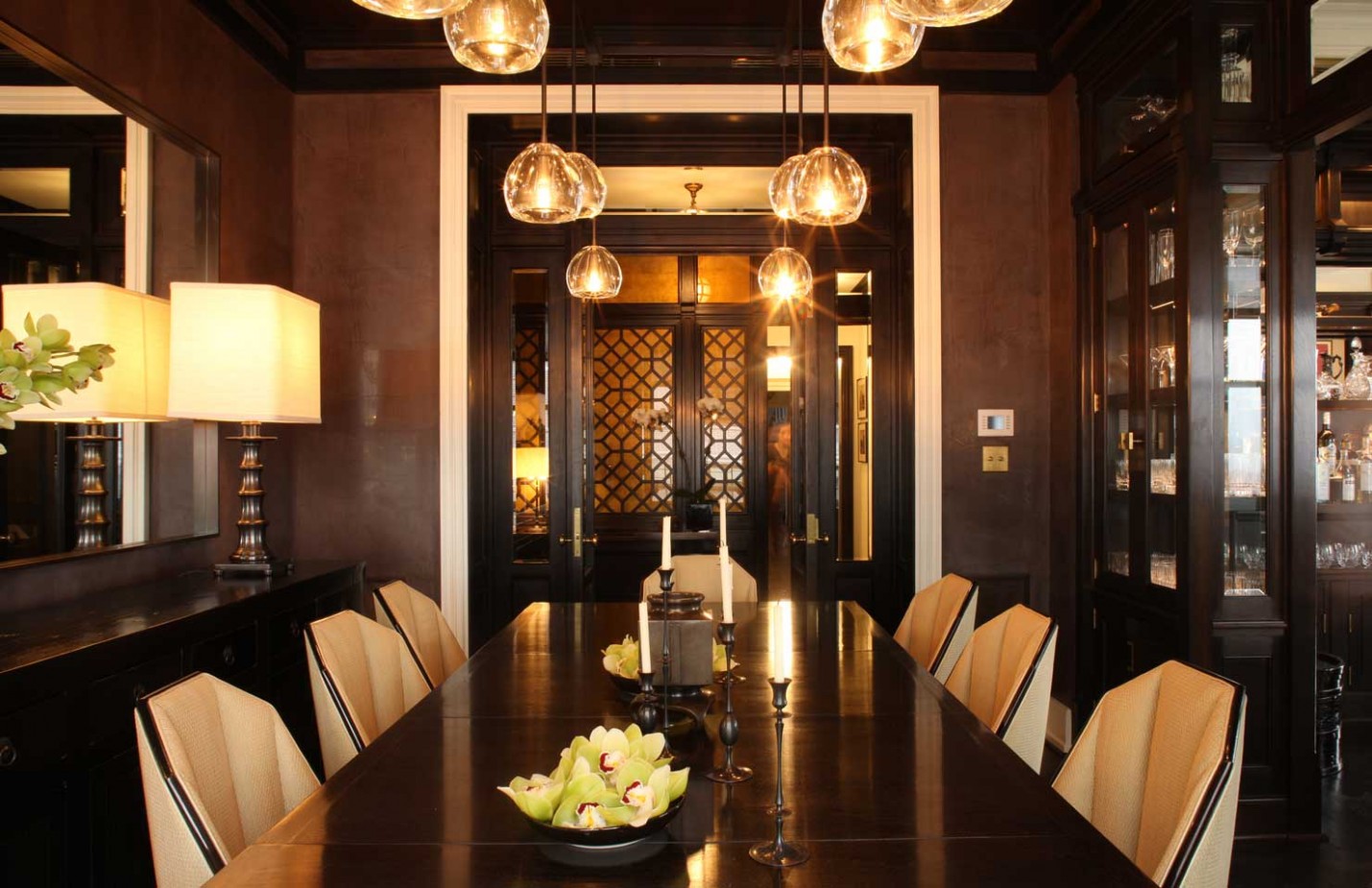 Décoration salle a manger orientale
