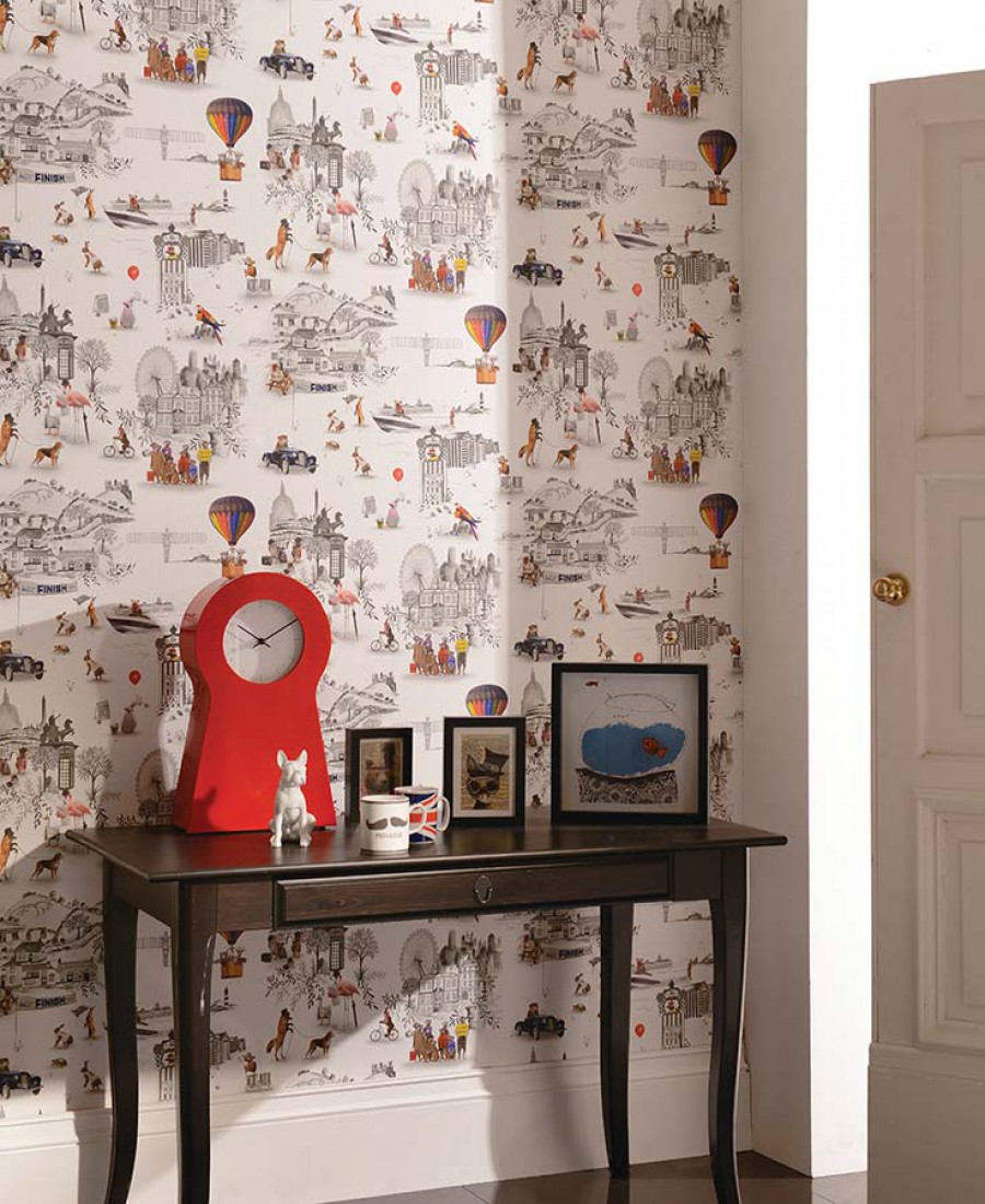 Du papier peint pour une chambre d'enfant ! frenchy fancy