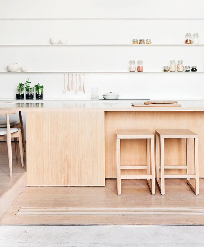 Inspiration : un îlot central dans la cuisine frenchy fancy Inspiration cuisine Scandinave