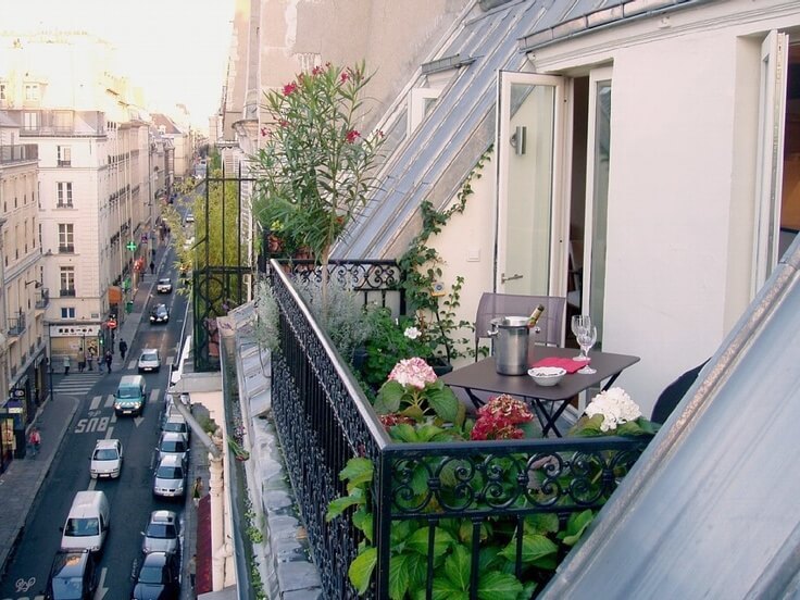 décoration balcon paris