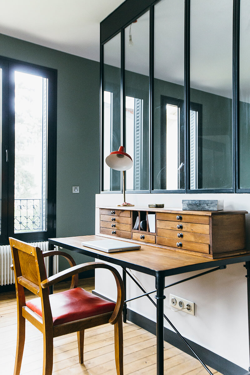 Nuances de bleu & style industriel frenchy fancy