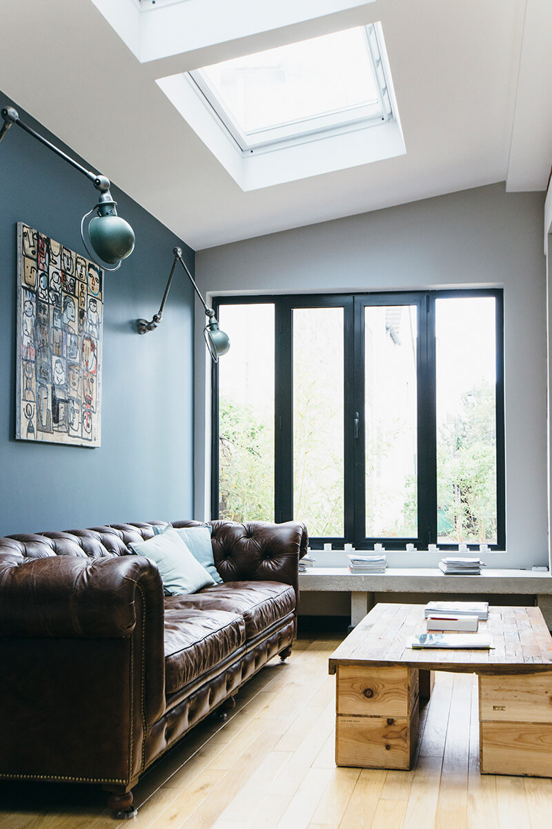 Nuances de bleu & style industriel frenchy fancy