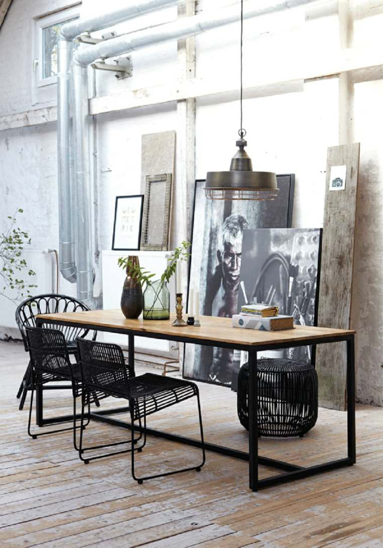 Salon industriel chic: je veux un salon design comme ceux là !. t ...