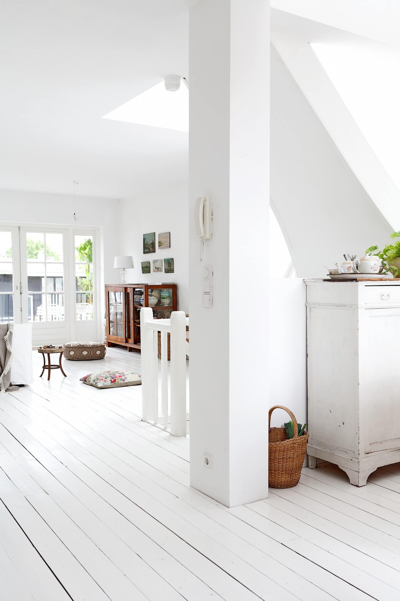 10 intérieurs avec du parquet blanc frenchy fancy