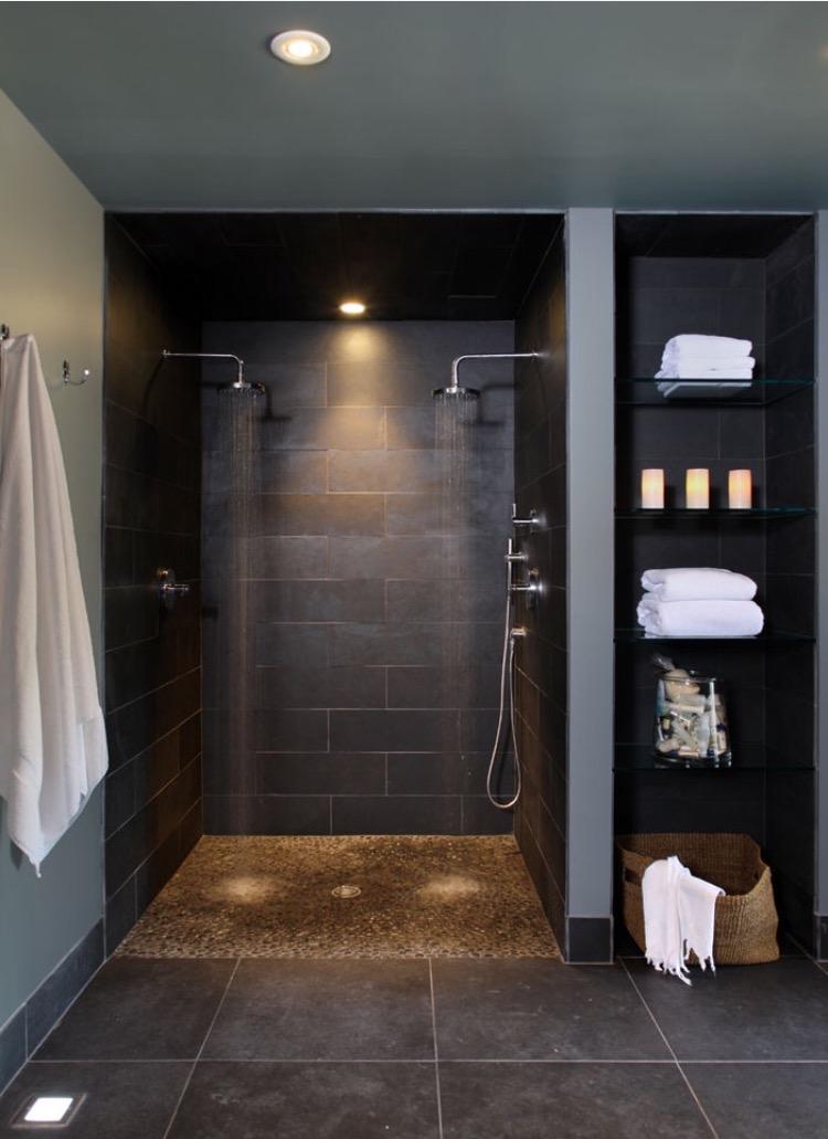 Inspiration : une douche à l'italienne frenchy fancy Salle de bain avec douche