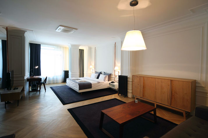 Les chambres de l' hôtel Karaköy Rooms