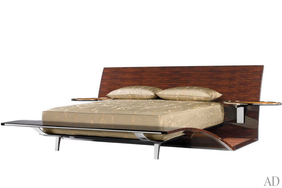 Un lit au design très Art Déco