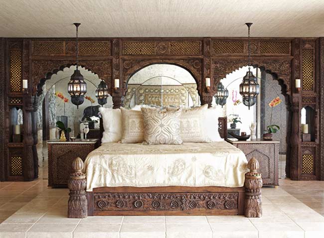 Une chambre digne d'un palais marocain