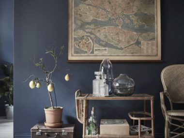 Aménager un studio avec des murs peints en bleu - FrenchyFancy