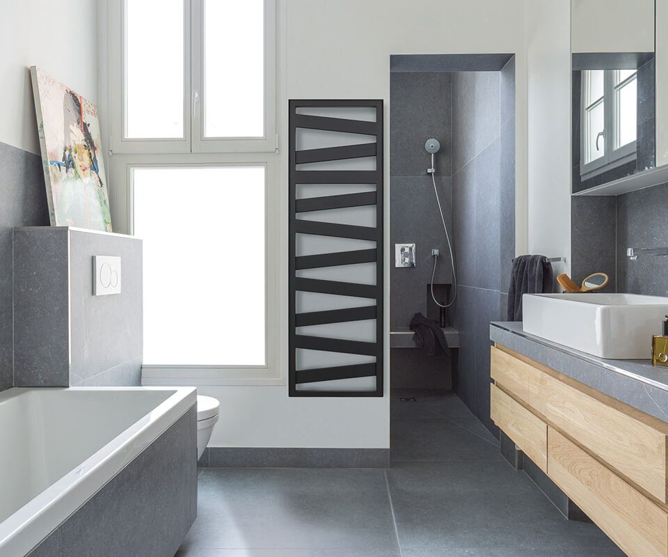 Kazéane, un radiateur sèche-serviettes design pour la salle de bain - FrenchyFancy
