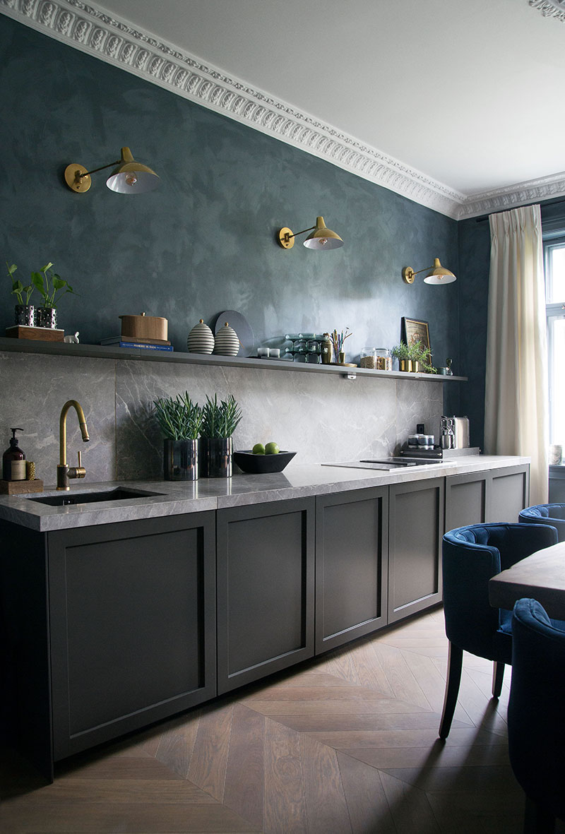 Décorer avec des couleurs sombres - Frenchyfancy