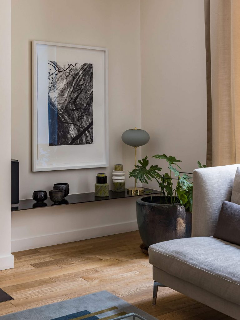 Déco style arty dans une maison parisienne