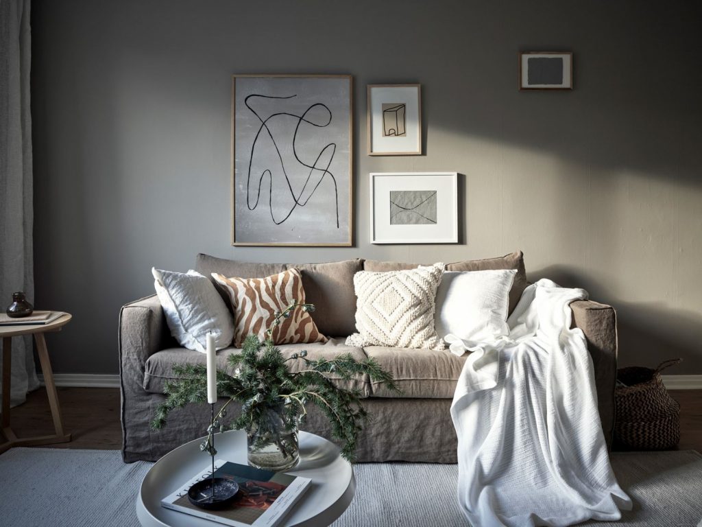 Quelle Couleur Associer Avec Un Canapé Gris Foncé Canapé gris : 20 inspirations pour la déco de votre salon