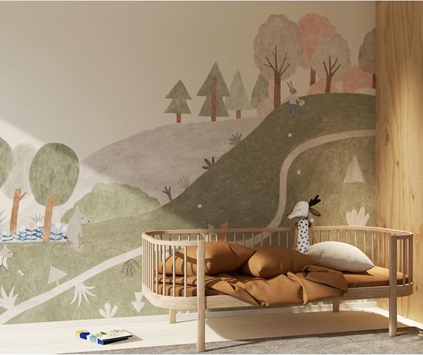 Papier peint chambre d'enfant