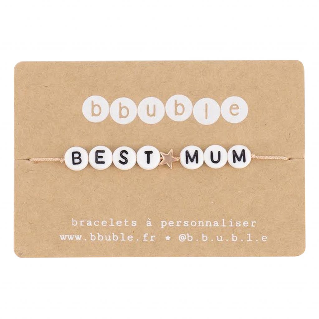 Idées cadeaux : bracelet Bbuble Best Mum
