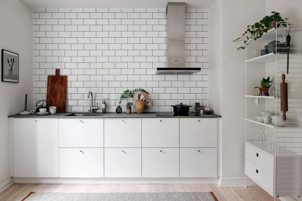 Cuisine blanche scandinave