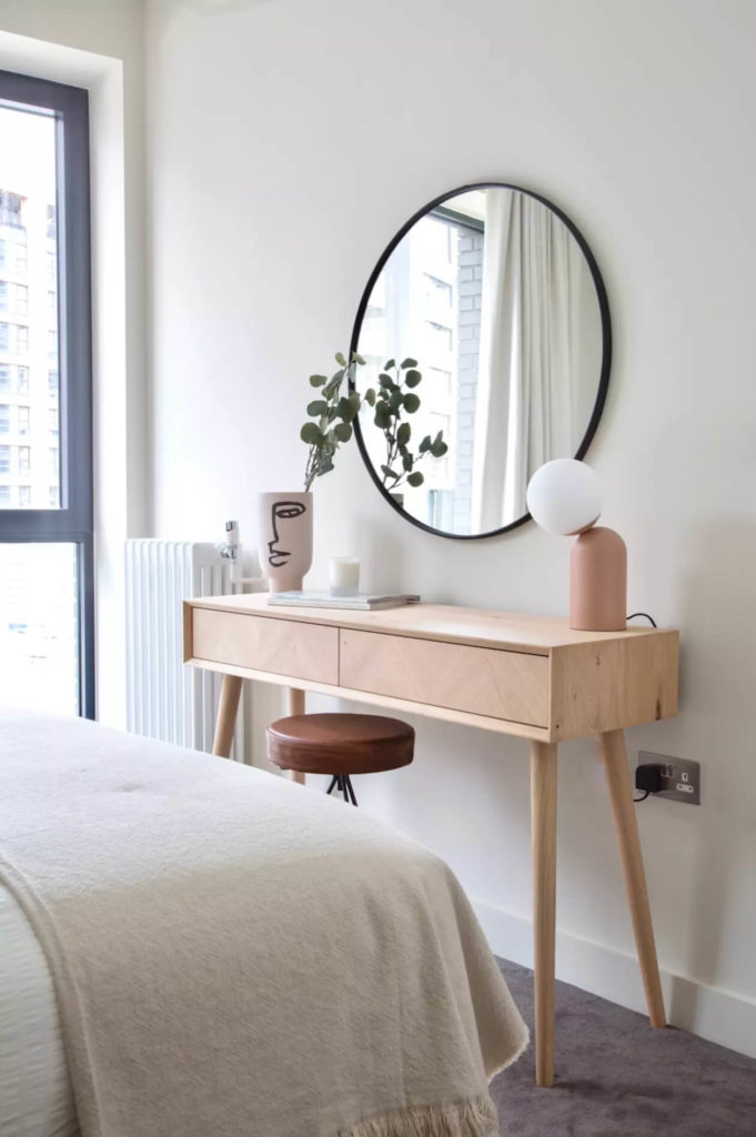 coiffeuse meuble style scandinave