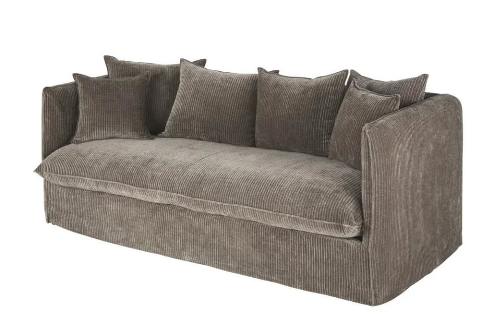 Canapé velours côtelé : 18 modèles pour un salon cosy