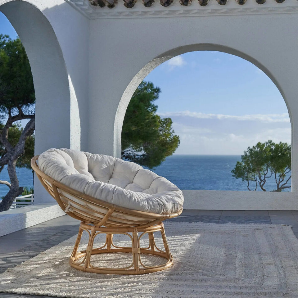 L'iconique fauteuil Papasan - Frenchyfancy